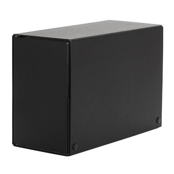 CARPETA DE PROYECTOS LOMO 150 CIERRE BROCHES EN COLOR NEGRO PARDO 971501