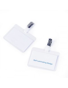 CAJA DE 25 IDENTIFICADORES PINZA PLASTICO LAMINA AUTOADHESIVA DURABLE 8102-19