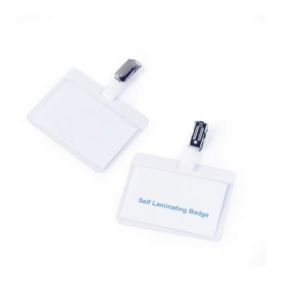 CAJA DE 25 IDENTIFICADORES PINZA PLASTICO LAMINA AUTOADHESIVA DURABLE 8102-19