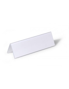CAJA DE 25 PORTANOMBRES RIGIDOS PVC 122X210 MM DURABLE 8052-19