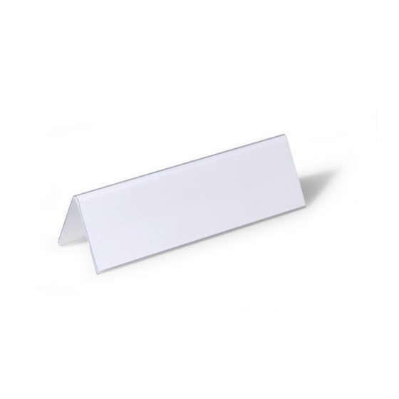 CAJA DE 25 PORTANOMBRES RIGIDOS PVC 122X210 MM DURABLE 8052-19