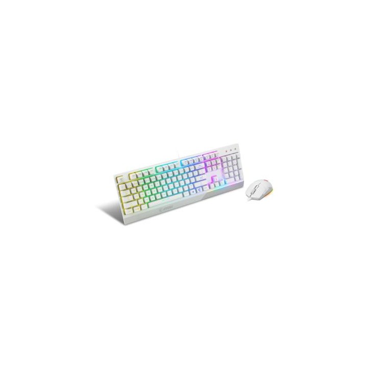 TECLADO + RATON MSI VIGOR GK30 COMBO WHITE ES