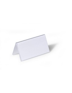 CAJA DE 25 PORTANOMBRES RIGIDOS PVC 104X100MM DURABLE 8051-19