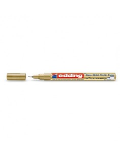 MARCADOR PERMANENTE 0.8MM 780 ORO EDDING 780-53 (x10 unidades)