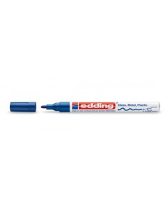MARCADOR PERMANENTE 1-2MM 751 AZUL EDDING 751-03 (x10 unidades)