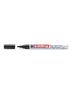 MARCADOR PERMANENTE 1-2MM 751 NEGRO EDDING 751-01 (x10 unidades)