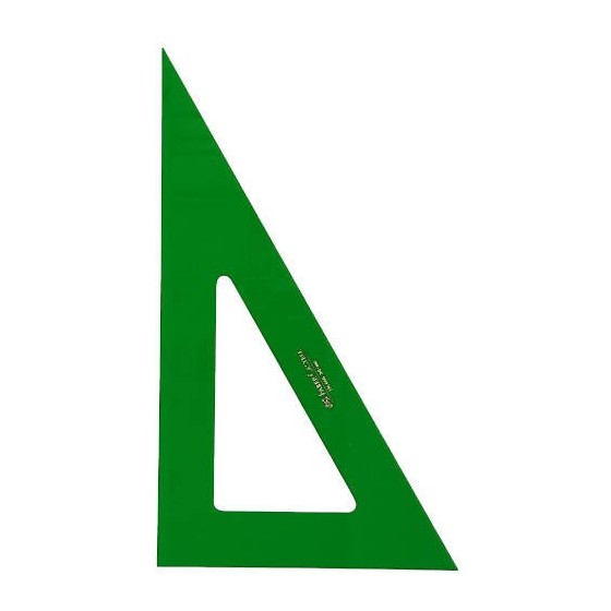 CARTABON 32CM NO GRADUADA COLOR VERDE FABER CASTELL 666-32