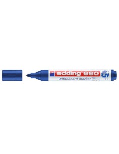 MARCADOR PIZARRA BLANCA 660 1,5-3MM AZUL EDDING 660-03 (x10 unidades)
