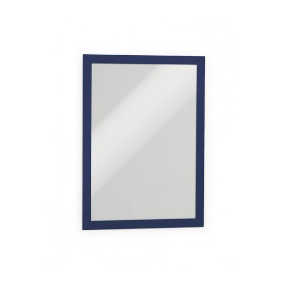 BLISTER 2 MARCO AUTOADHESIVO MAGNETICO DURAFRAME A4 AZUL DURABLE 4872-07