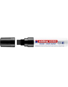 MARCADOR TIZA LIQUIDA GRUESO 4090 NEGRO EDDING 4090-001 (x5 unidades)