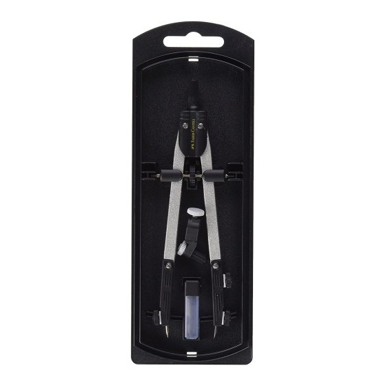Faber-Castell 32722-8 compás Negro, Metálico 1 pieza(s)