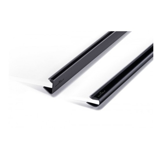 CAJA 25 LOMERAS DE PLASTICO A4 DE 12 MM NEGRO DURABLE 2912-01