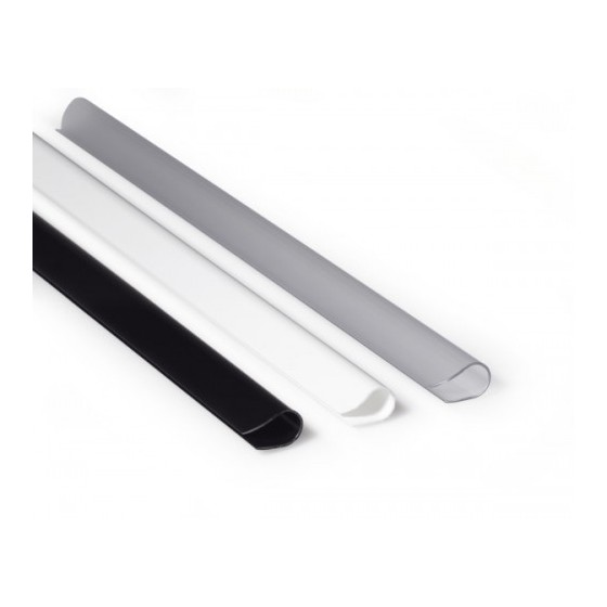 CAJA 25 LOMERAS DE PLASTICO A4 DE 9 MM NEGRO DURABLE 2909-01