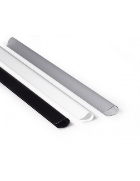 CAJA 25 LOMERAS DE PLASTICO A4 DE 9 MM NEGRO DURABLE 2909-01