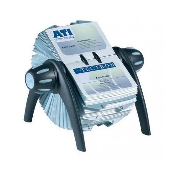 TARJETERO ROTATIVO VISIFIX FLIP VEGAS NEGRO DURABLE 2417-01