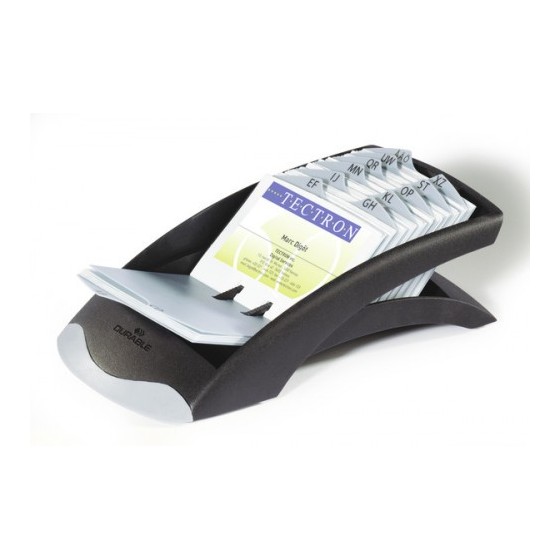 TARJETERO VISIFIX DESK PARA 200 TARJETAS 131X245 MM DURABLE 2413-01