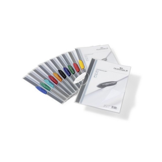 DOSSIER CON CLIP SWINGCLIP 30 H A4 AZUL DURABLE 2260-07 (x25 unidades)