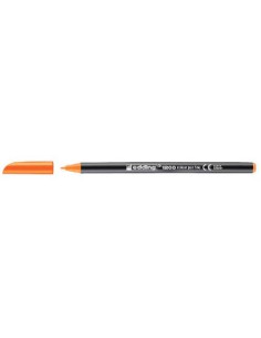 ROTULADOR PUNTA FINA 1200 NARANJA FLUORESCENTE EDDING 1200-66 (x10 unidades)