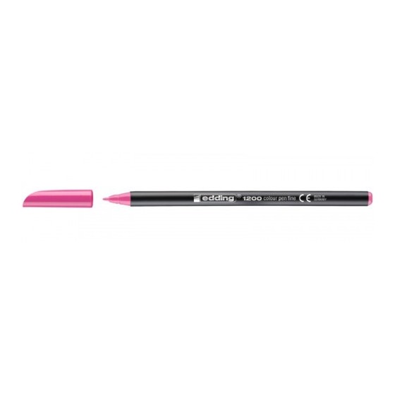 ROTULADOR PUNTA FINA 1200 ROSA EDDING 1200-09 (x10 unidades)