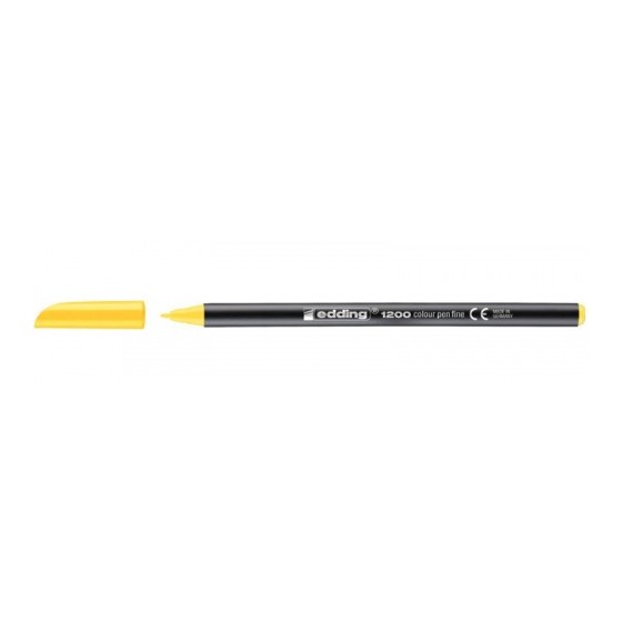 ROTULADOR PUNTA FINA 1200 AMARILLO EDDING 1200-05 (x10 unidades)