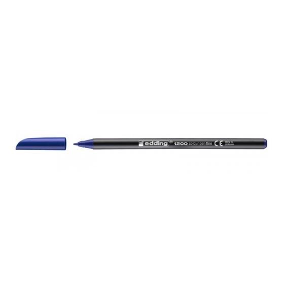 ROTULADOR PUNTA FINA 1200 AZUL EDDING 1200-03 (x10 unidades)