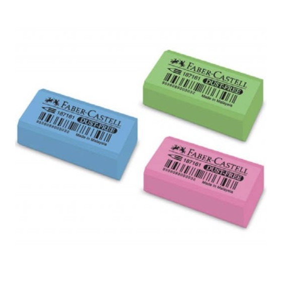 GOMA DE BORRAR DUST-FREE FABER CASTELL 187219 (x30 unidades)