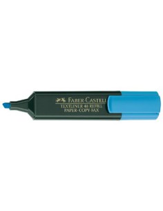 MARCADOR FLUOR TEXTLINER AZUL FABER CASTELL 154851 (x10 unidades)