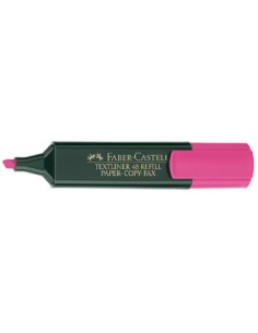 MARCADOR FLUOR TEXTLINER ROSA FABER CASTELL 154828 (x10 unidades)