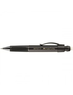 PORTAMINAS GRIP PLUS 0.7MM NEGRO FABER CASTELL 130733 (x5 unidades)