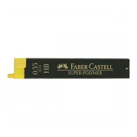ESTUCHE 12 MINAS 0.3MM SUPER POLIMERAS HB FABER CASTELL 120300 (x12 unidades)