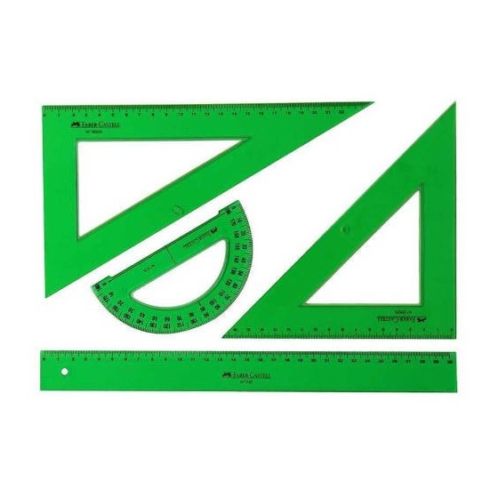 JUEGO REGLAS ESCOLAR FABER CASTELL 65021