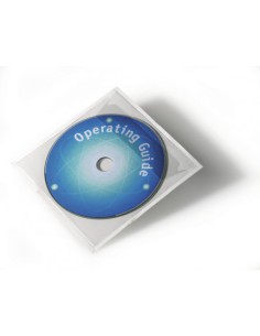 PACK 10 FUNDAS PARA CD/DVD ADHESIVAS DURABLE 8080
