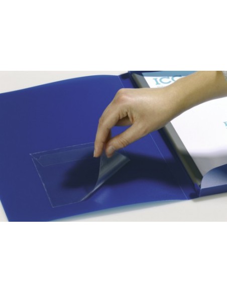 PACK 10 FUNDAS PARA CD/DVD ADHESIVAS DURABLE 8080