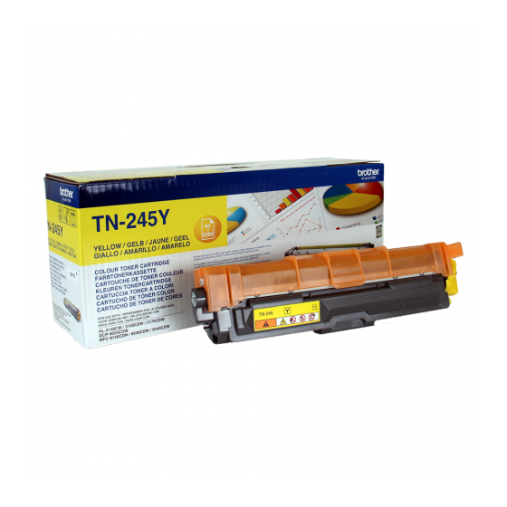 BROTHER TONER TN245Y  HL3140CW/HL3150CDW, 2.200 PÁG. AMARILL