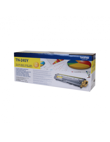 BROTHER TONER TN245Y  HL3140CW/HL3150CDW, 2.200 PÁG. AMARILL