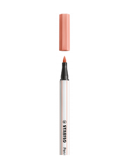 ROTULADOR PUNTA FIBRA PINCEL PEN 68 BRUSH CARNE CLARO STABILO 568/26 (x10 unidades)