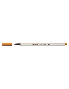ROTULADOR PUNTA FIBRA PINCEL PEN 68 BRUSH OCRE OSCURO STABILO 568/89 (x10 unidades)