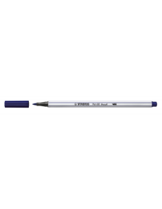 ROTULADOR PUNTA FIBRA PINCEL PEN 68 BRUSH AZUL PRUSIA STABILO 568/22 (x10 unidades)