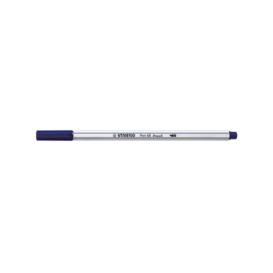 ROTULADOR PUNTA FIBRA PINCEL PEN 68 BRUSH AZUL PRUSIA STABILO 568/22 (x10 unidades)