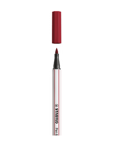 ROTULADOR PUNTA FIBRA PINCEL PEN 68 BRUSH PURPURA STABILO 568/19 (x10 unidades)