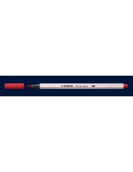 ROTULADOR PUNTA FIBRA PINCEL PEN 68 BRUSH PURPURA STABILO 568/19 (x10 unidades)