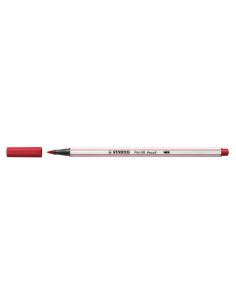 ROTULADOR PUNTA FIBRA PINCEL PEN 68 BRUSH ROJO OSCURO STABILO 568/50 (x10 unidades)