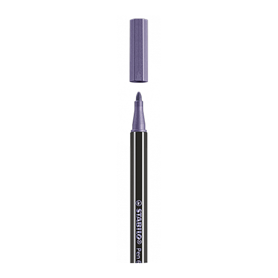 ROTULADOR PUNTA 1,4 MM PEN 68 METALLIC VIOLETA STABILO 68/855 (x10 unidades)