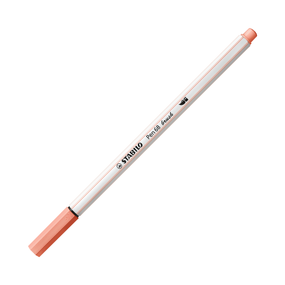 ESTUCHE CARTON 12 UNIDADES ROTULADOR PEN 68 BRUSH COLORES SURTIDOS STABILO 568/12-21