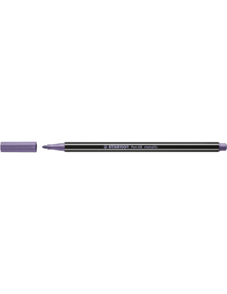 ESTUCHE 8 UNIDADES ROTULADOR PEN 68 COLORES METALLIC PUNTA 1,4 MM STABILO 6808/8-11