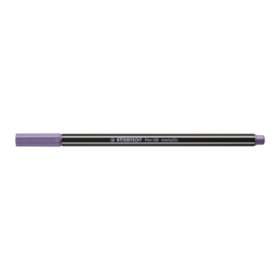 ESTUCHE 8 UNIDADES ROTULADOR PEN 68 COLORES METALLIC PUNTA 1,4 MM STABILO 6808/8-11