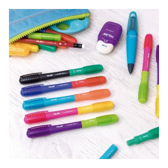 EXPOSITOR 50 BOLÍGRAFOS SWAY COMBI DUO COLORES SURTIDOS MILAN 176582950