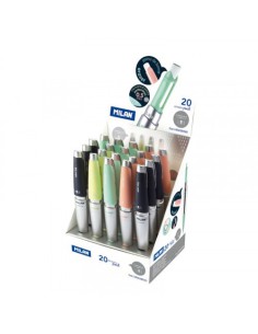 EXPOSITOR 20 PORTAMINAS CAPSULE SLIM SILVER MILAN 185028920