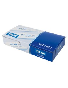 Milan CPM612 goma Plástico Blanco 12 pieza(s) (x12 unidades)