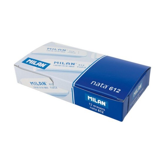 Milan CPM612 goma Plástico Blanco 12 pieza(s) (x12 unidades)
